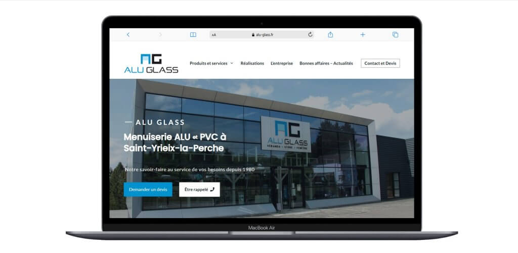 Refonte de site web, avant / après